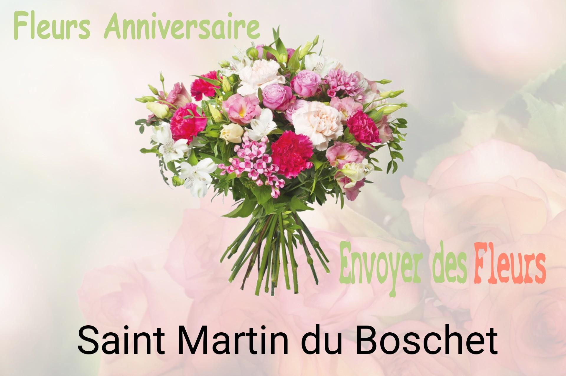 Bouquet de fleurs d’anniversaire livré à Saint-Martin-du-Boschet