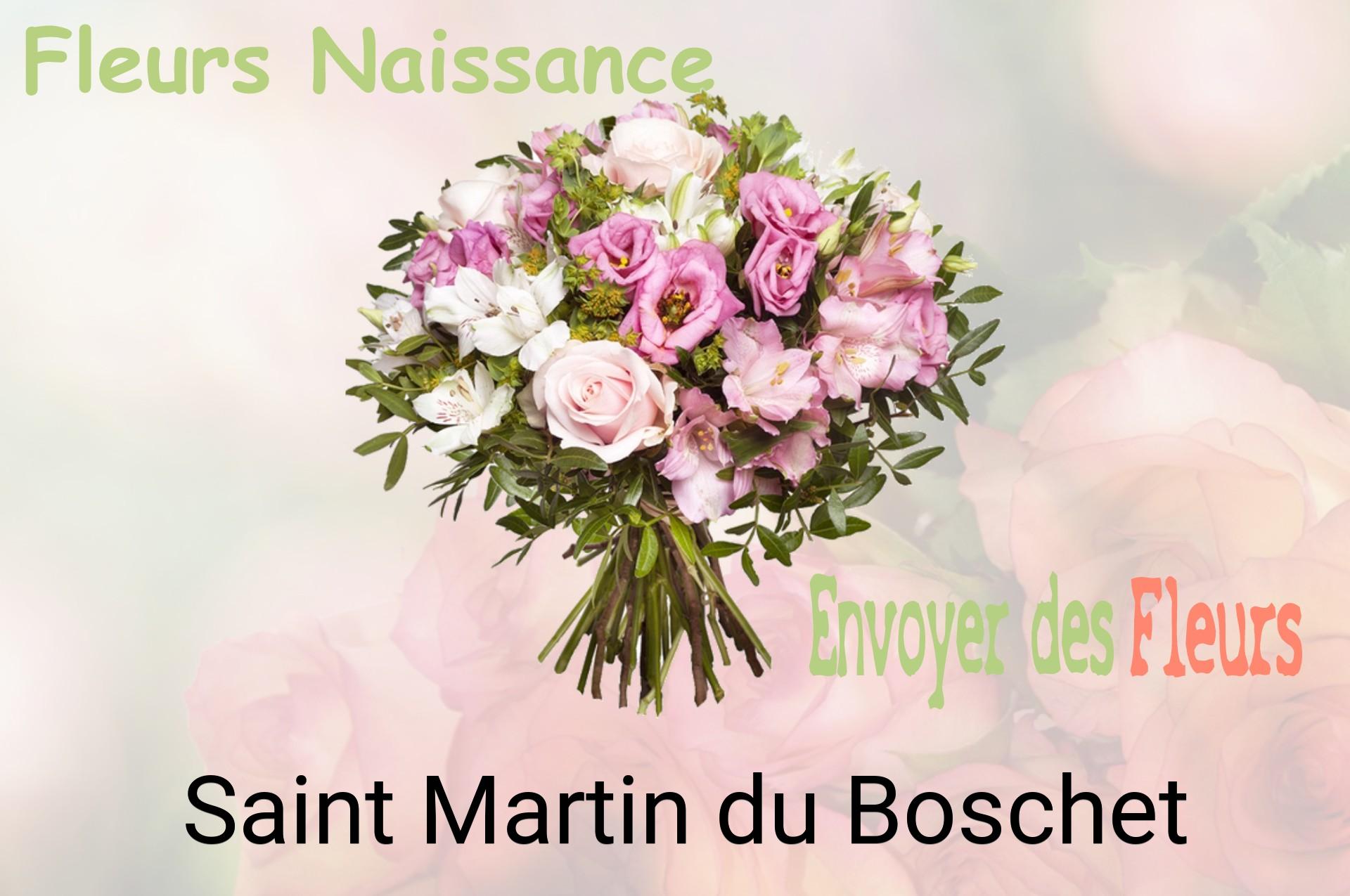 Bouquet de fleurs de naissance livré à Saint-Martin-du-Boschet