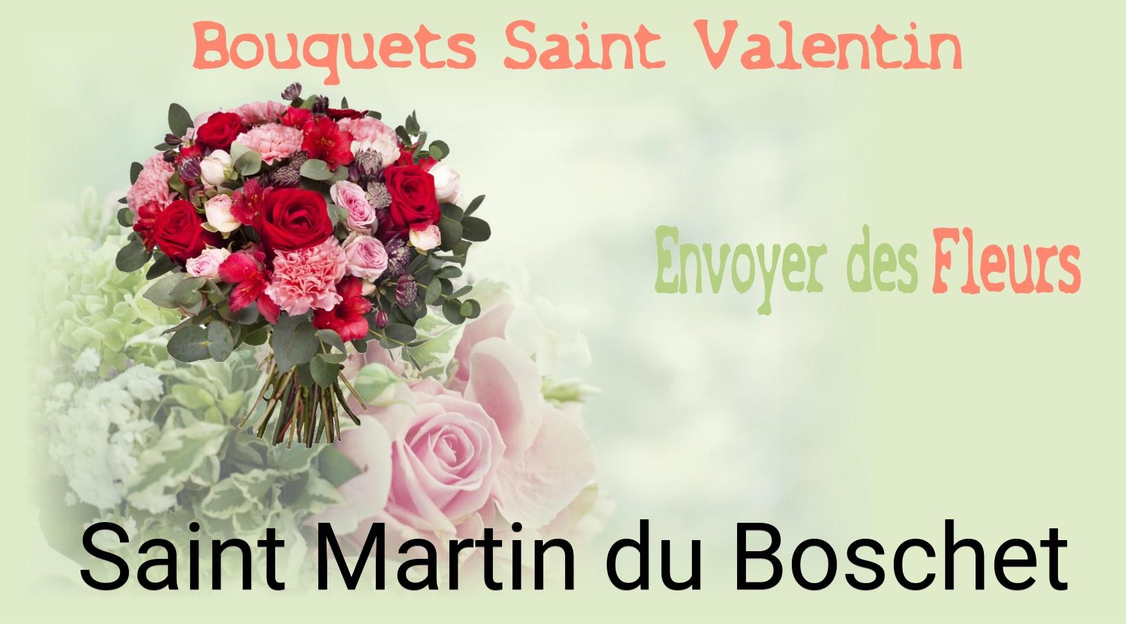 Roses de Saint-Valentin livrées à Saint-Martin-du-Boschet